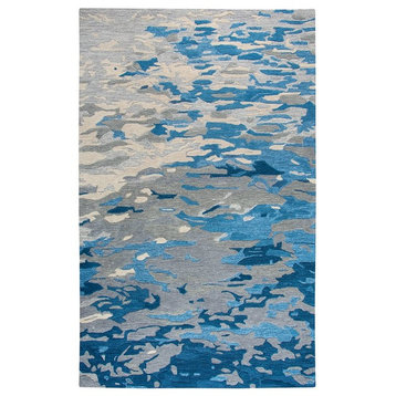 Rizzy Vogue Vog108 Organic/Abstract Rug, Blue, 2'6"x8'0" Runner