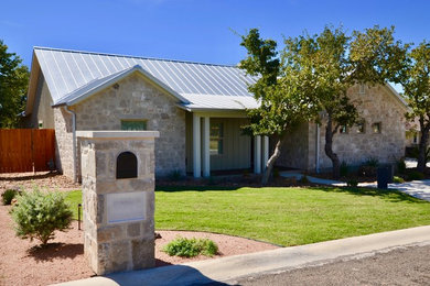 Inspiration for a country exterior home remodel in Austin