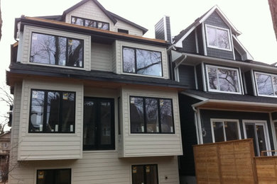 Example of a beach style exterior home design in Toronto