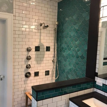 Fish Scale Shower Tile