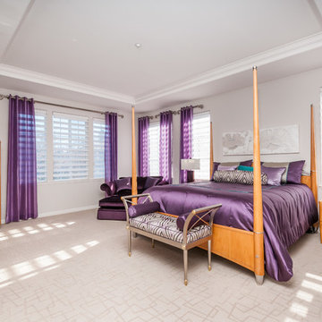 Fremont Purple Bedroom