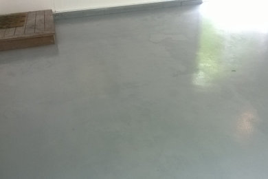 painting epoxy floor garage