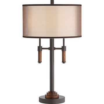 Bennington Table Lamp Gun Metal