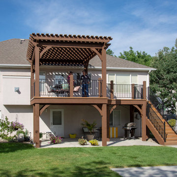 Entertainment Size | Heavy-Duty Deck Remodel w/Pergola Cover
