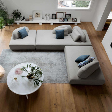 Play compoundable modern sectional sofa by Dall'Agnese