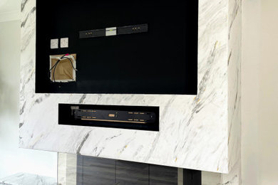 Polished Plaster_Marble effect_Fireplace Surround