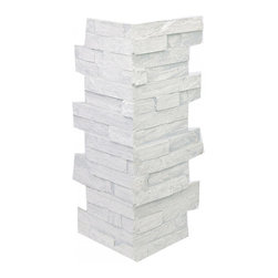 146-MESA STACKED SLATE CORNER 24"H X 6"W X 1"D - Wall Panels