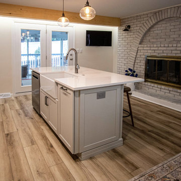 Zen Style Kitchen Design with Natural Elements