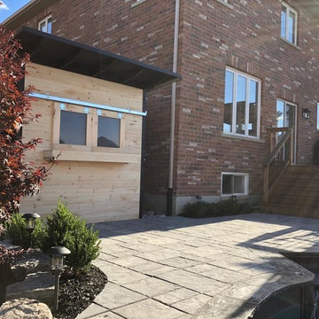 8x12 Modern Bar Shed / Pool Shed