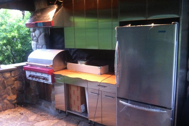 Inspiration for a craftsman kitchen remodel in New York