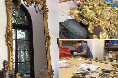 Antique Mirror Frame Restoration