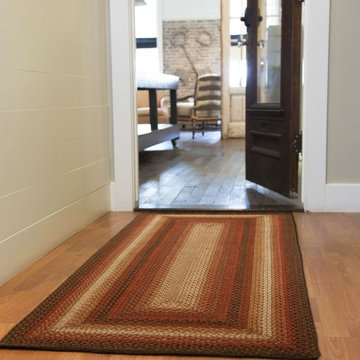 Homespice Decor Russet County Primitive Jute Braided Rug
