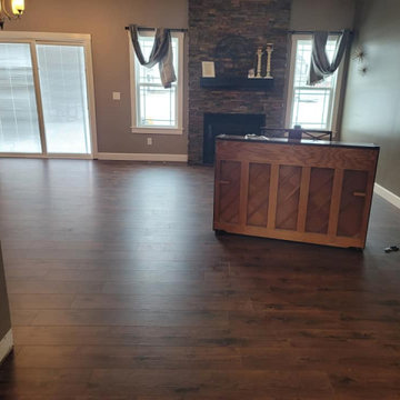 LVP Flooring Insurance Flood Job