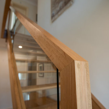New Seamless Glass Stairs | Oak | Peterborough, Cambridgeshire