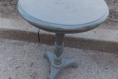 French Country Tilt Top End Table