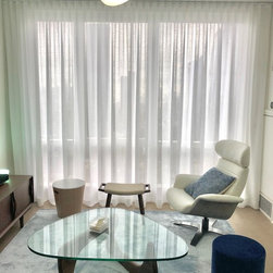 Manhattan View Condo- Ripplefold Drapery - Curtains