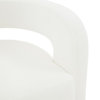Safavieh Couture Anissa Barrel Back Accent Chair, White
