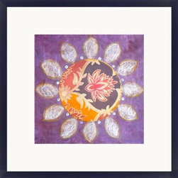 California Sunflower, Purple, Orange - Artwork