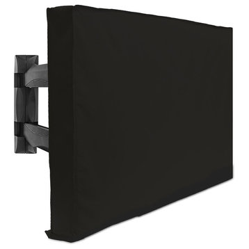 Outdoor TV Cover - 32" Model For 30" - 34" Flat Screens - Weatherproof - Black