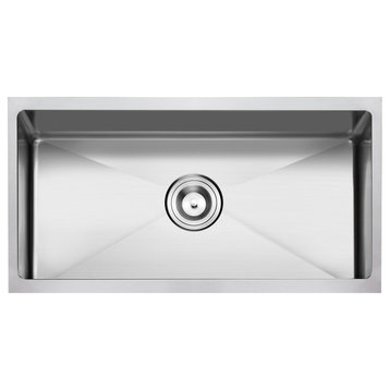 Undermount Stainless Steel Kitchen Sink, 30", Single Bowl
