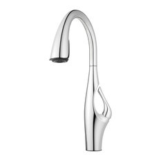 Kai 1-Handle Pull-Down Kitchen Faucet, Polished Chrome