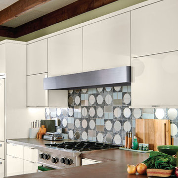 KraftMaid: Maple Kitchen Cabinetry in Dove White