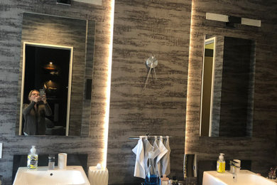Plumbing and lighting fixtures from Houzz/ CBS Designs Houston
