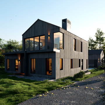 Montauk House — Exterior Visualization 01 — D5 Final