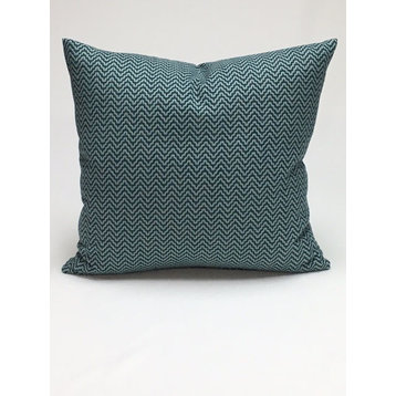 Crewel Blue Pillow