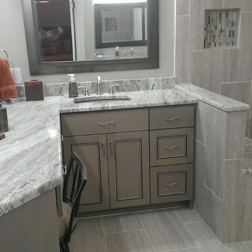 MASTER BATHROOM - Complete remodel 12" x 24" Vertical Tile