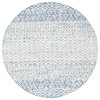 Safavieh Glamour Glm304M Moroccan Rug, Blue and Ivory, 2'3"x8'0" Runner