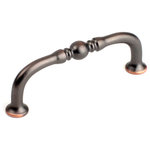 Century Hardware - Bocci Pull, Antique Bronze With Copper - The Bocci Collection offers a wide variety of classic designs in today's hottest finishes