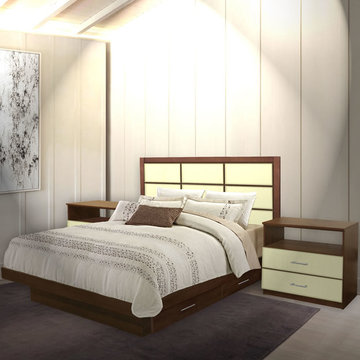 Cambridge Style Modern Bedroom Set With Storage