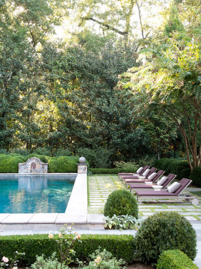 Traditional Pool by AMY D MORRIS INTERIORS