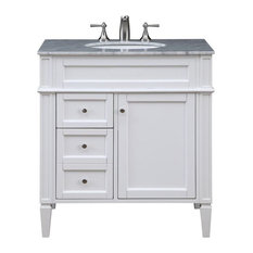 Park Avenue 32" Single Bathroom Vanity Set, White