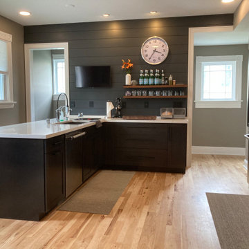 Contemporary Kitchen Remodel Done in Ebony
