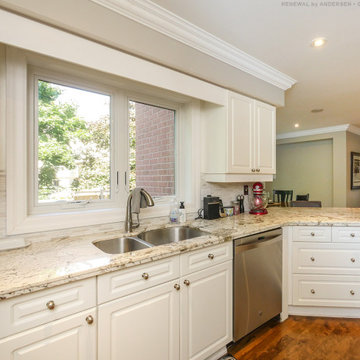 New Casement Windows in Spectacular Kitchen - Renewal by Andersen Greater Toront