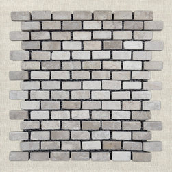 BAYU - Ivory | 12" x 12" | Marble Mosaic - Mosaic Tile