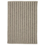 Colonial Mills - Woodland Vertical Stripe Rug, Dark Gray, 8'x10' - A textural combination of all-natural un-dyed wool in woven braids, create a tonal stripe. Vertical braids add to the design of this rug that is suitable for any space in the home needed natural texture.