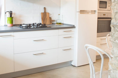 Inspiration for a mediterranean kitchen remodel in Barcelona