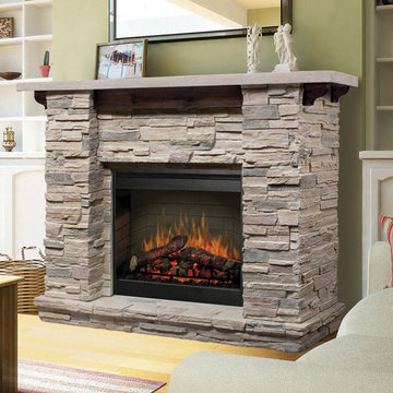 Dimplex Featherston 26" Electric Fireplace in Natural Stone Capture the feel of