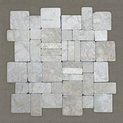 BUMI - Ivory | 12" x 12" | Marble Mosaic - Mosaic Tile
