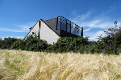 Photo of a contemporary house exterior in Other.