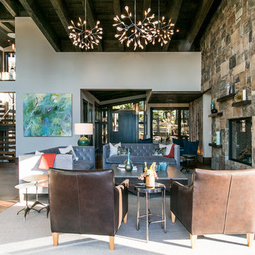 Art Placement in M25 Custom Home - Tahoe