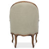 Leslie Salon Chair, Desert Fabric, Beige