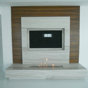 St. Pete Penthouse Ethanol Fireplace