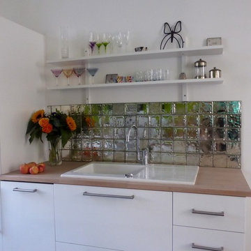 Crédence de cuisine en carreaux de verre - Pontoise