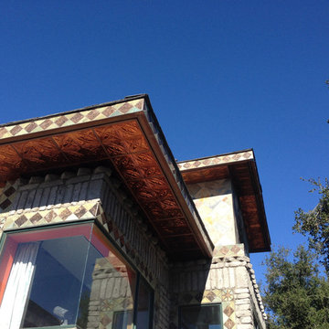Soffits with Tin Tiles