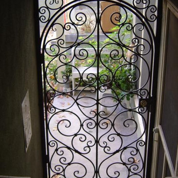 Hand Forged Scrolled Entry Gate