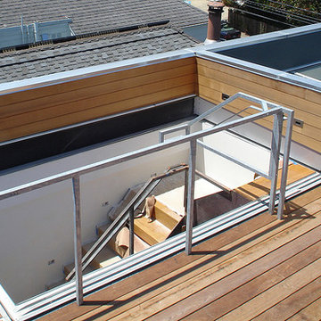 Roof Access Skylight "disappears" into wall
